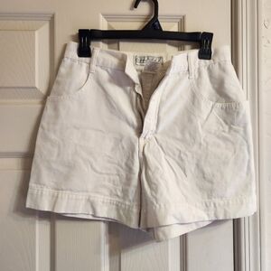 Women's White Shorts